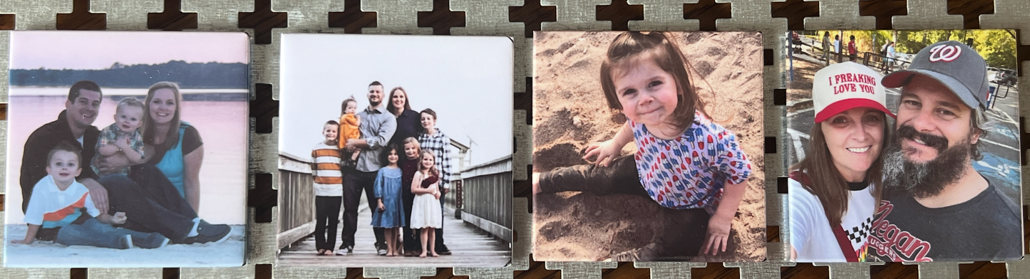 2"x2" Custom Square Magnet (Set of 4+)