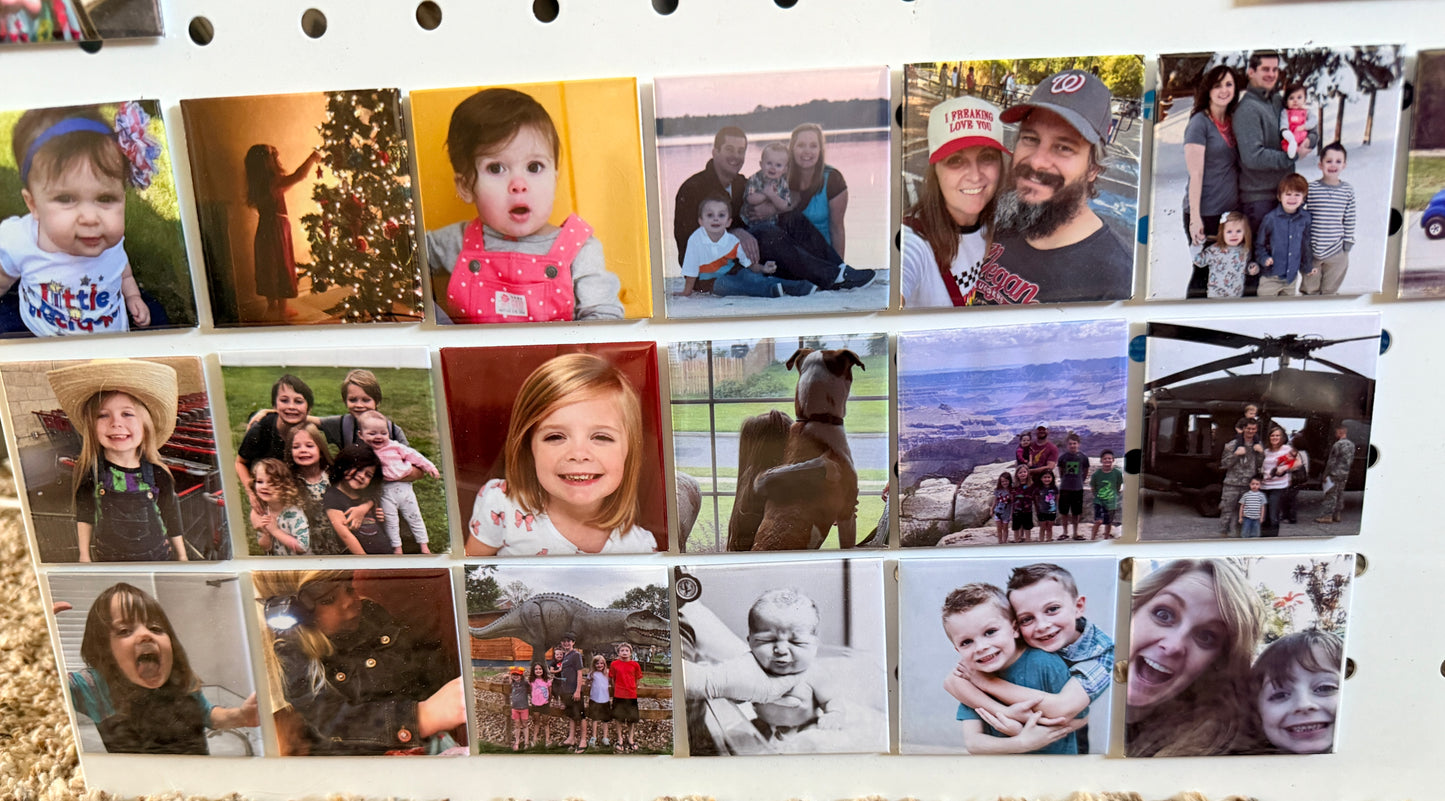 2"x2" Custom Square Magnet (Set of 4+)
