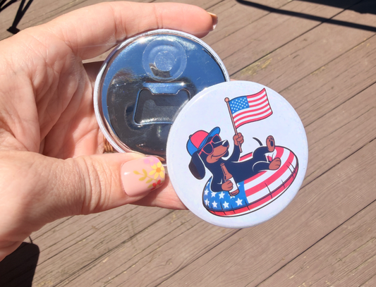 Round 58mm Custom Bottle Cap Opener