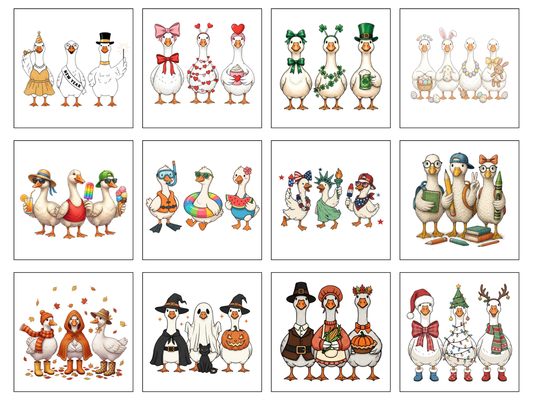Fridge Geese (Pack of 12)