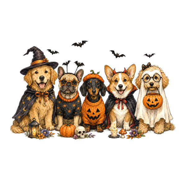 Pre-Made Fall-Themed Designs 2"x2"