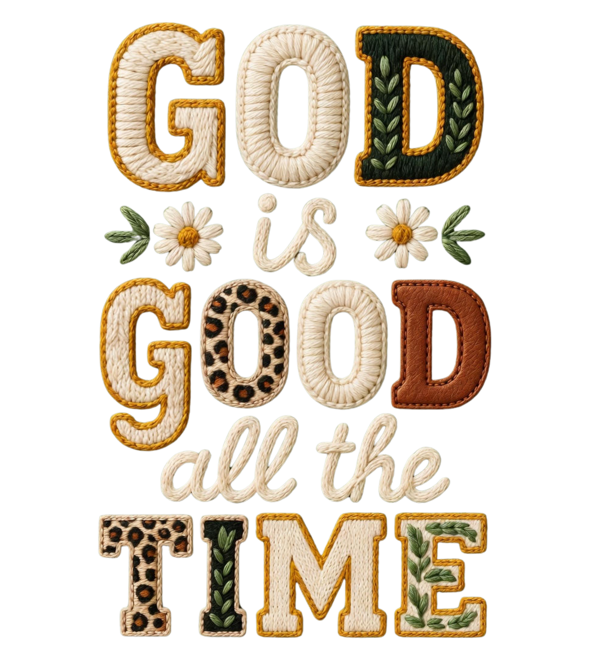 Pre-Made Faith Themed Designs 2"x2"